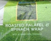Roasted Falafel spinach wrap - Product - en
